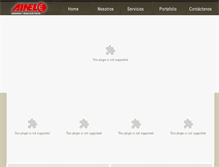 Tablet Screenshot of ainel.cl
